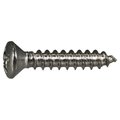 Midwest Fastener Sheet Metal Screw, #6 x 3/4 in, 18-8 Stainless Steel Oval Head Phillips Drive, 100 PK 05217